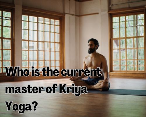 a man in his 40's doing kriya yoga