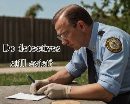 a detective on site
