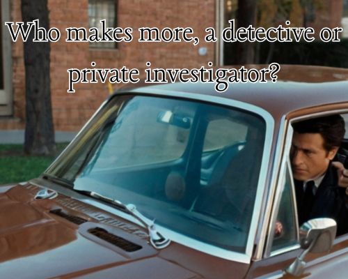 a detective on standby